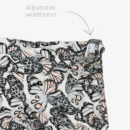 Tutto Piccolo-طقم شورت قطن محبوك لون زهري ورمادي | Childrensalon Outlet