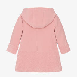 Tutto Piccolo-Girls Pink Hooded Coat | Childrensalon Outlet