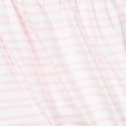 Tutto Piccolo-Розовый топ и шорты из хлопка в полоску | Childrensalon Outlet