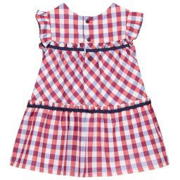 Tutto Piccolo-Платье в красно-белую клетку для девочек | Childrensalon Outlet