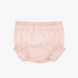 Tutto Piccolo-طقم بناتي وردي لامع بخطوط | Childrensalon Outlet