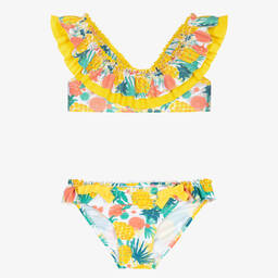 Tutto Piccolo-Girls Yellow Fruit Bikini | Childrensalon Outlet