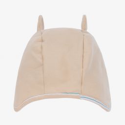 Tutto Piccolo-Green & Beige Cotton Hat Set | Childrensalon Outlet