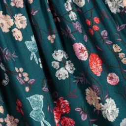 Tutto Piccolo-Комплект с зеленым платьем с цветочным рисунком | Childrensalon Outlet