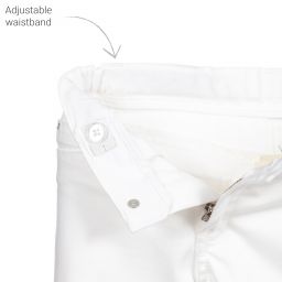 Tutto Piccolo-Зеленая рубашка в клетку и белые шорты | Childrensalon Outlet