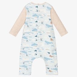 Tutto Piccolo-Grey Arctic Animal Baby Romper | Childrensalon Outlet