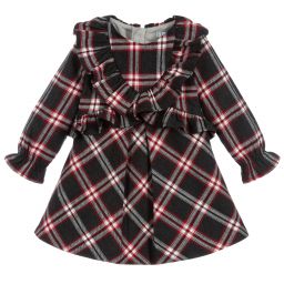 Tutto Piccolo-Комплект с серым платьем в клетку | Childrensalon Outlet