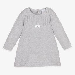 Tutto Piccolo-Grey Knitted Baby Dress Set | Childrensalon Outlet