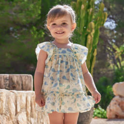 Tutto Piccolo-Little Girls Sunshine Whale Dress | Childrensalon Outlet