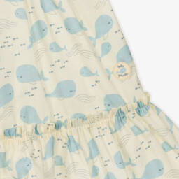 Tutto Piccolo-Little Girls Sunshine Whale Dress | Childrensalon Outlet