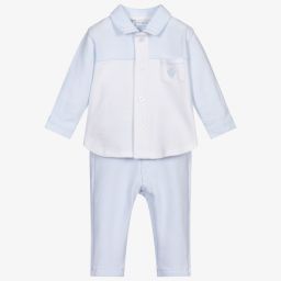 Tutto Piccolo-Голубой комплект c брюками | Childrensalon Outlet