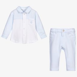 Tutto Piccolo-Голубой комплект c брюками | Childrensalon Outlet
