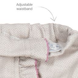 Tutto Piccolo-طقم شورت 3 قطع أطفال بناتي قطن لون زهري وبيج | Childrensalon Outlet