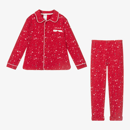 Tutto Piccolo-بيجاما قطن جيرسي لون أحمر | Childrensalon Outlet