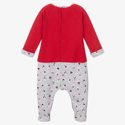 Tutto Piccolo-بيبي غرو قطن لون أحمر للأطفال | Childrensalon Outlet