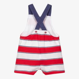 Tutto Piccolo-تبّان دانغريز أطفال ولادي قطن جيرسي مقلم لون أحمر وأبيض | Childrensalon Outlet