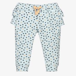 Tutto Piccolo-Sea Green Cotton Baby Trousers | Childrensalon Outlet