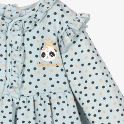 Tutto Piccolo-Sea Green Cotton Dress Set | Childrensalon Outlet