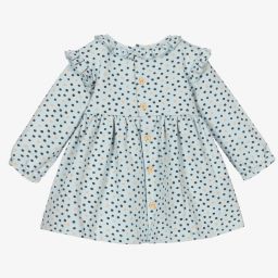 Tutto Piccolo-Sea Green Cotton Dress Set | Childrensalon Outlet