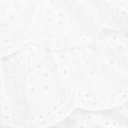 Tutto Piccolo-Белое платье с вышивкой ришелье | Childrensalon Outlet