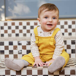 Tutto Piccolo-Боди и желтый полукомбинезон для малышей | Childrensalon Outlet