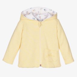 Tutto Piccolo-Yellow Cotton Pram Coat  | Childrensalon Outlet