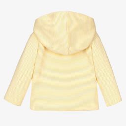 Tutto Piccolo-Yellow Cotton Pram Coat  | Childrensalon Outlet