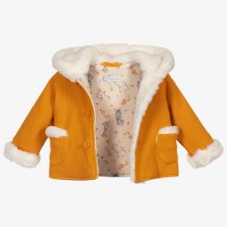Tutto Piccolo-Yellow Knitted Jacket | Childrensalon Outlet
