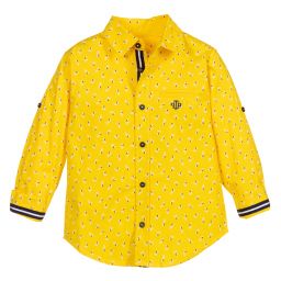 Tutto Piccolo-Yellow & White Trouser Set | Childrensalon Outlet