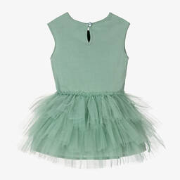 Tutu du Monde-Baby Girls Green Tulle Tutu Dress | Childrensalon Outlet
