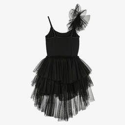 Tutu du Monde-Черное платье с юбкой-пачкой и паутиной | Childrensalon Outlet