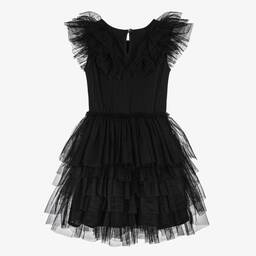 Tutu du Monde-Girls Black Tulle Bat Dress | Childrensalon Outlet
