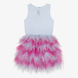 Tutu du Monde-Синее хлопковое платье Trolls для девочек | Childrensalon Outlet