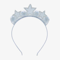 Tutu du Monde-طوق للشعر نجوم مطرز بترتر لون أزرق للبنات | Childrensalon Outlet