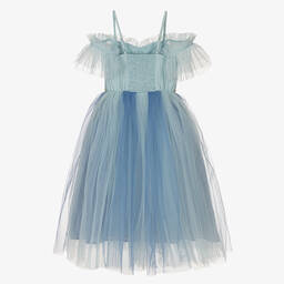 Tutu du Monde-Голубое платье Disney из тюля | Childrensalon Outlet