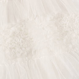 Tutu du Monde-Girls Cream Tulle Ruffle Dress | Childrensalon Outlet