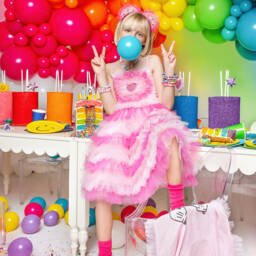 Tutu du Monde-Girls Dreamy Pink Heart Gown | Childrensalon Outlet