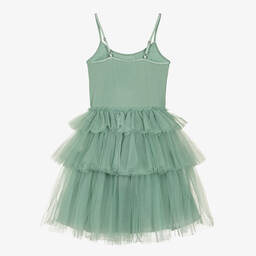 Tutu du Monde-Зеленое платье из тюля с бисером | Childrensalon Outlet