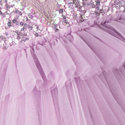 Tutu du Monde-Girls Lavender Sequined Tulle Gown | Childrensalon Outlet