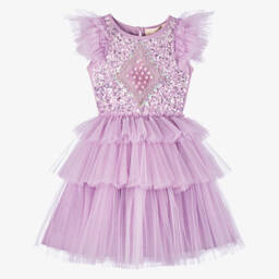 Tutu du Monde-Girls Lavender Sequined Tulle Gown | Childrensalon Outlet