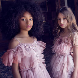 Tutu du Monde-Girls Lilac Embellished Tulle Gown | Childrensalon Outlet