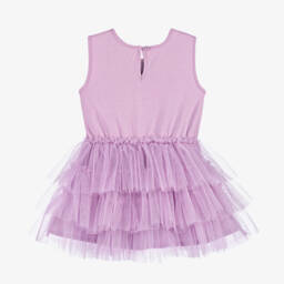 Tutu du Monde-Girls Lilac Sequin Tulle Dress | Childrensalon Outlet