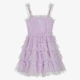 Tutu du Monde-Girls Lilac Sequined Tulle Gown | Childrensalon Outlet