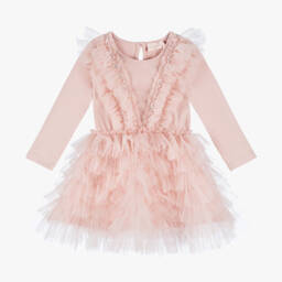 Tutu du Monde-Girls Long Sleeve Tulle Dress | Childrensalon Outlet