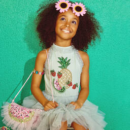 Tutu du Monde-Girls Mint Green Sequin Tulle Dress | Childrensalon Outlet