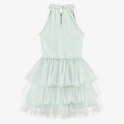 Tutu du Monde-Girls Mint Green Sequin Tulle Dress | Childrensalon Outlet