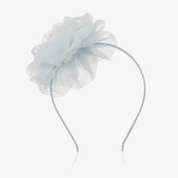 Tutu du Monde-طوق شعر أزرق مزين بالزهور للبنات | Childrensalon Outlet