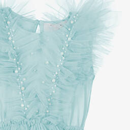 Tutu du Monde-Girls Pale Blue Tulle Dress | Childrensalon Outlet