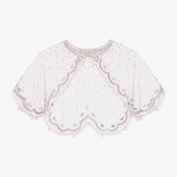 Tutu du Monde-Girls Pale Pink Sequin Tulle Cape | Childrensalon Outlet
