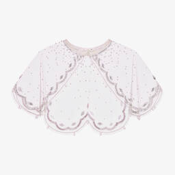 Tutu du Monde-Girls Pale Pink Sequin Tulle Cape | Childrensalon Outlet